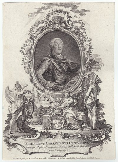 Friedrich Christian Leiopold von Sachsen (1712-1763) by Johann Esaias Nilson